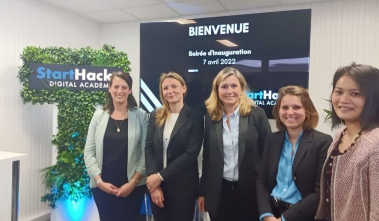 Inauguration de StartHack à Sartrouville